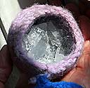 Geome crystal geode in the bag
