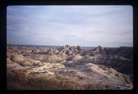 Badlands were fierce structures with rugged beauty