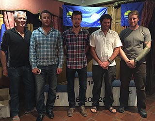 Five trophy winners