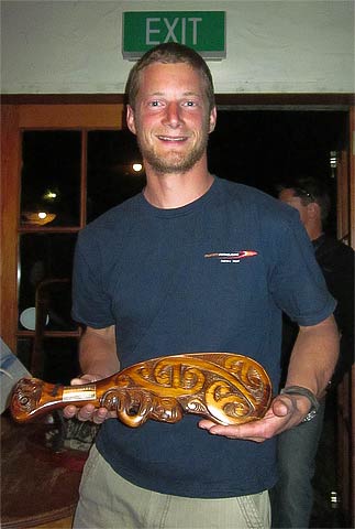 Matt Stanford with trophy
