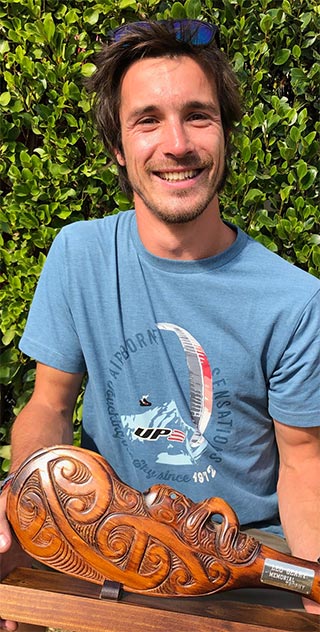 Nico Sand, 2019 winner of the Leo Geary trophy
