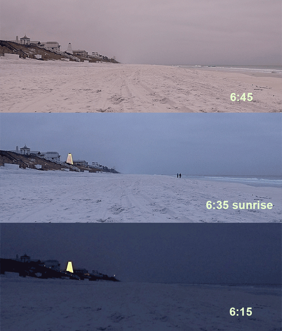 Sunrise meditation, Seaside, FL