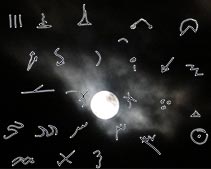Mrunes and moon near eclipse on September 27, 2015