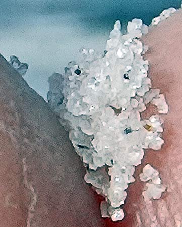 quartz crystal beach sand