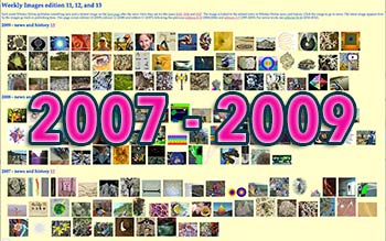 2007-2009 (Editions 11-13) weekly images