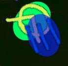 Overlapping runes, making transparent
