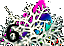 deer lichen path icon