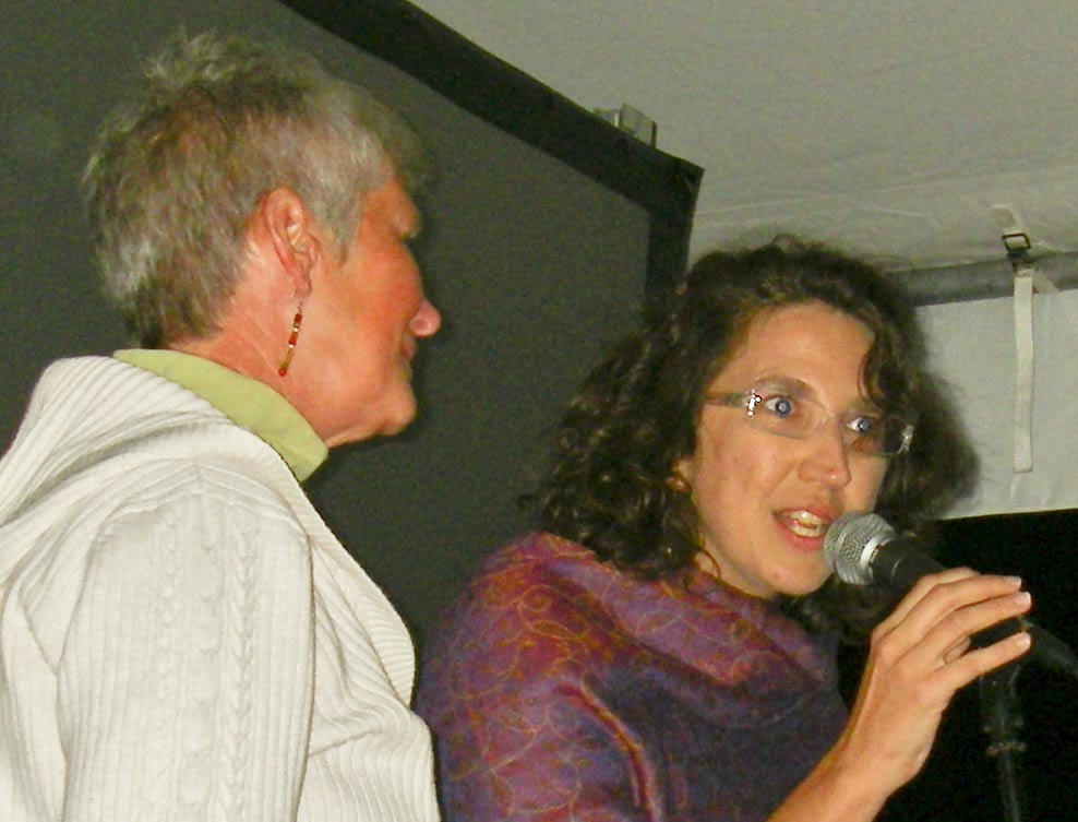 Chandra Hartman introcuding Snookie Parish