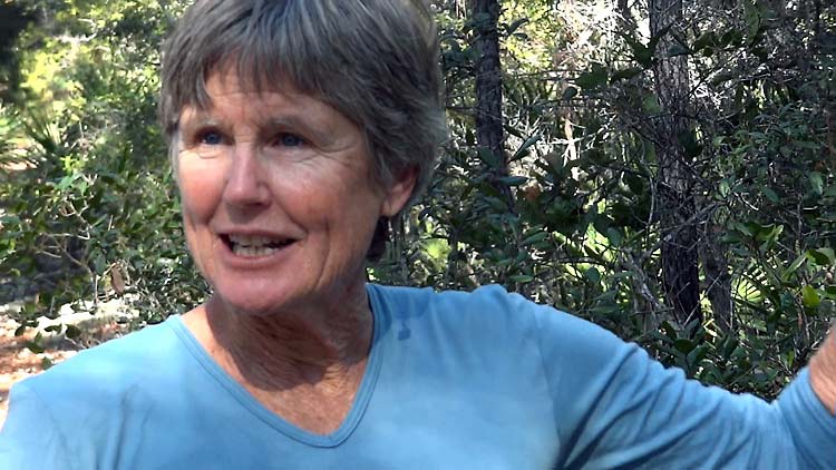 Anita Page on the Swamp Tromp, 2011