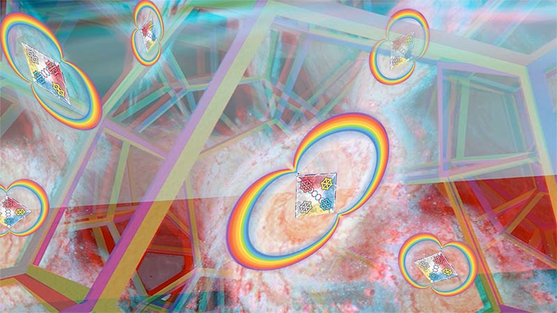 Rainbow Bridges on multi-D galaxies