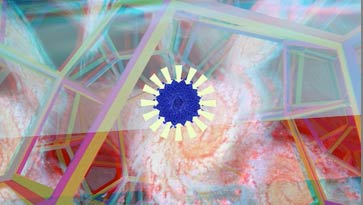 arrows focus on Galactic Beam Being