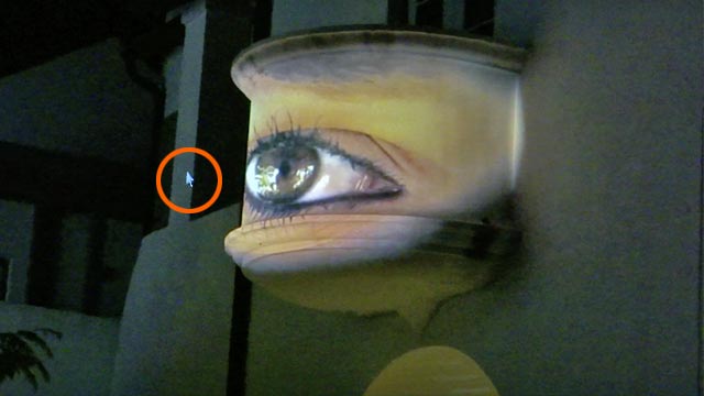 nighttime with video and cursor