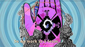 So we work as a team