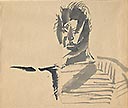 Mary Ellen Lind, ink painting, 1958, 2017-03-08