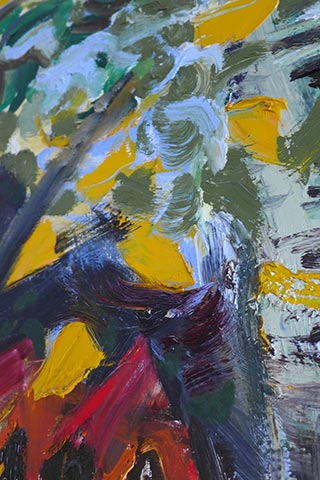 Cottonwood Tree Sunset detail