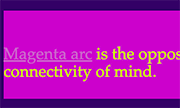 Magenta on the Wholeo Dome Arc link