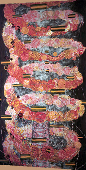 Cosmic Juices in I and the Universe painting
