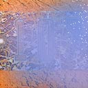 The ruddy colors of AE18 overlaid with the blue haze, the blue light being of meditative visioning
