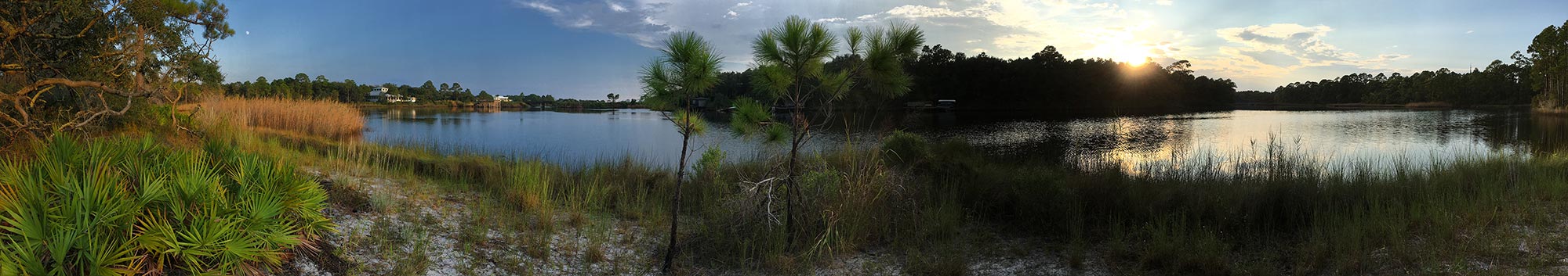 Moonrise and sunset from Eastern Lake Campground 2 on 9-21-2018