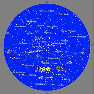 Sun Sky At Full Moon Time 2018-12-22