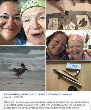 Facebook post of story of the day by Liz