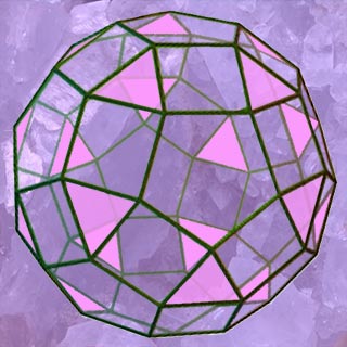 Expanded tetrahedrons from within the cubes