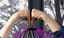 Hand position in kundalini streaming energy flow