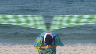 Sending with angle and receiving with rounded bent edges