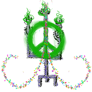 Trident peace symbol