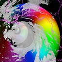 One With The Wind spirit coil and hurricane, an image from the video, 2017-10-25