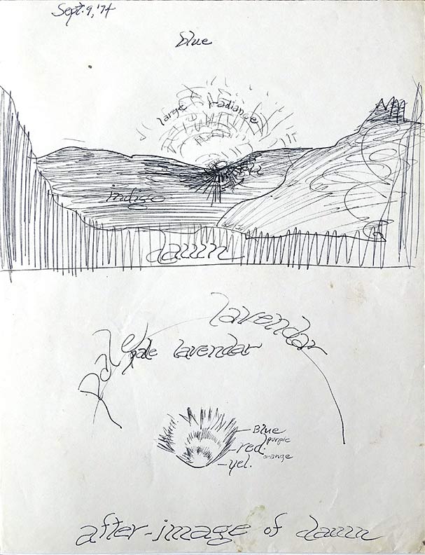 After Image of Dawn, drawing