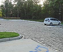 Parking lot at Williford Springs