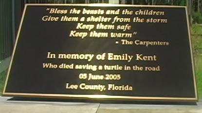 in memory plaque