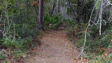 Creek Path entry to north end