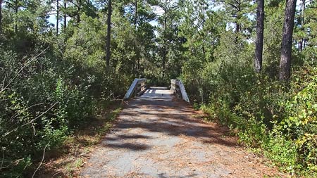 Creek Path entry to south end