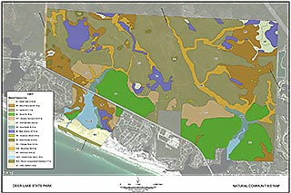Unit Management Plan draft 2016, Natural Communities Map