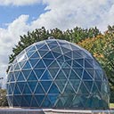 Fuller Dome, The Center for Spirituality and Sustainability, in Edwardsville, Illinois, 2018-10-17