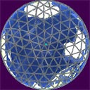 Yoga rug design for Fuller Dome, The Center for Spirituality and Sustainability, in Edwardsville, Illinois, 2018-10-24