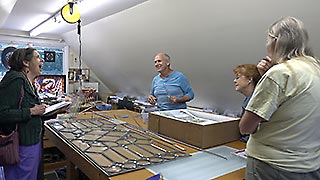 Rickey Turner's glass studio