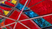 23 Red with aqua out