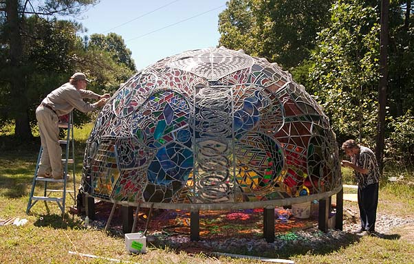 fixing Wholeo Dome, 2010