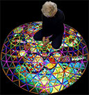 Smart yoga mat concept image